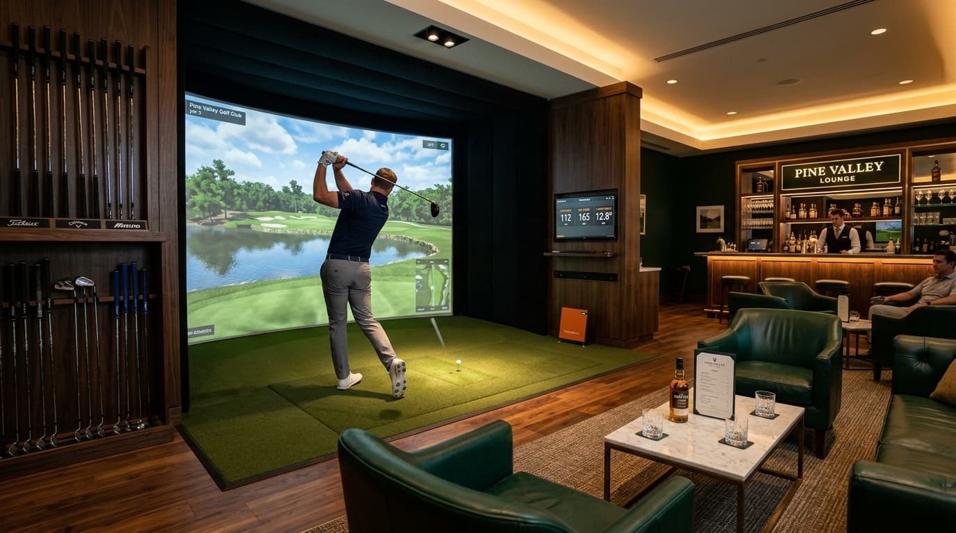 TrackMan Indoor Simulator Bay & Lounge