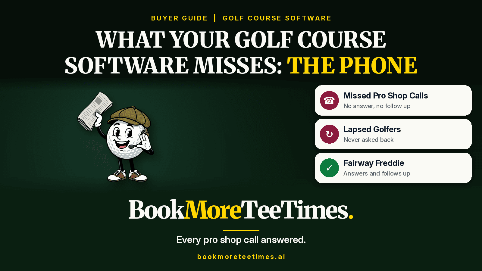 What Your Golf Course Management Software Misses: The Phone